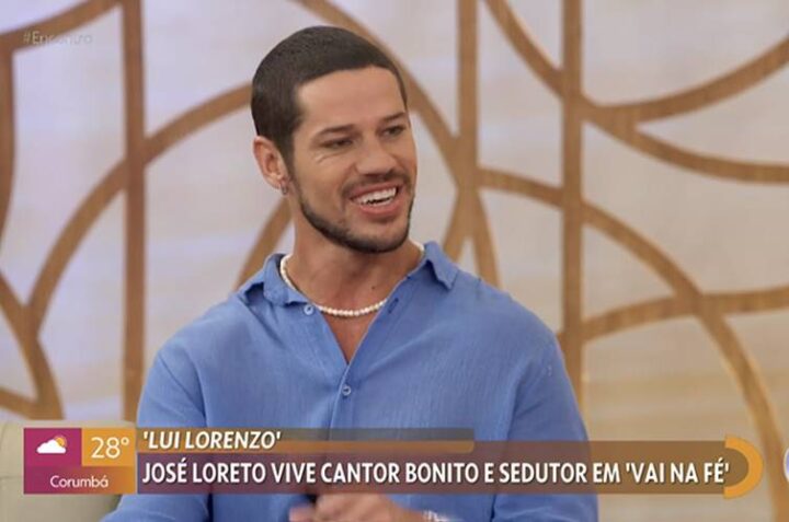 José Loreto no Encontro - Foto: TV Globo
