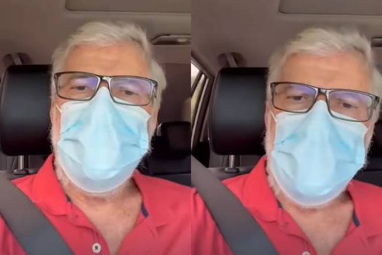 José Mayer surge ao lado da esposa e revela alta médica: “obrigado pelas orações”