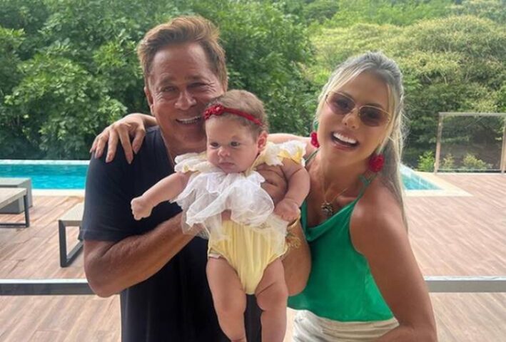 Leonardo, Maria Flor e Poliana Rocha