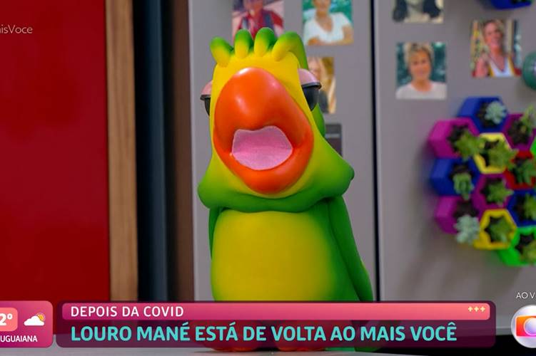 Louro Mané volta ao ‘Mais Você’ e Ana Maria Braga celebra: “já melhorou”