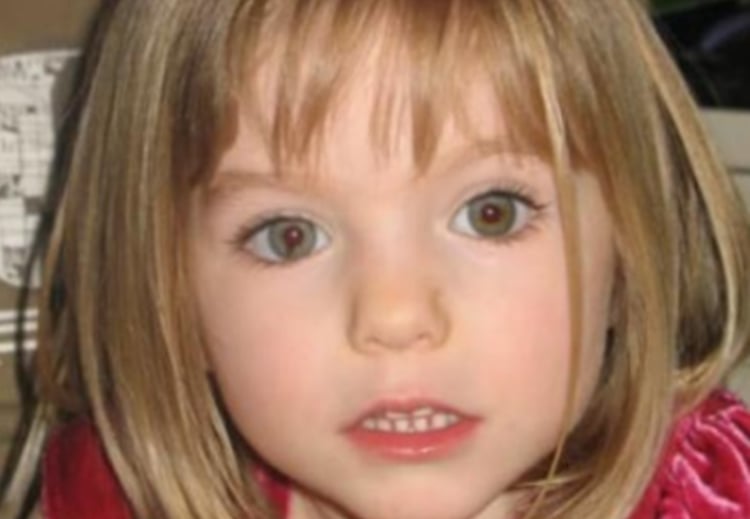 Madaleine com 4 anos quando desapareceu- Youtube