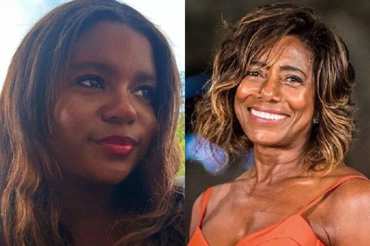 Maria e sua mãe Glória Maria