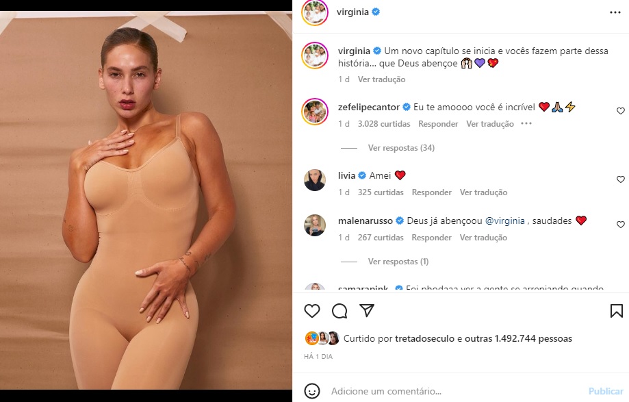 Postagem Virginia Fonseca (Foto: Reprodução Instagram)