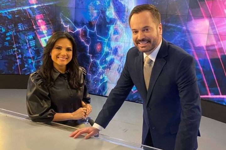 Marcelo Torres e Márcia Dantas são os atuais âncoras do SBT Brasil (foto: Divulgação/SBT)