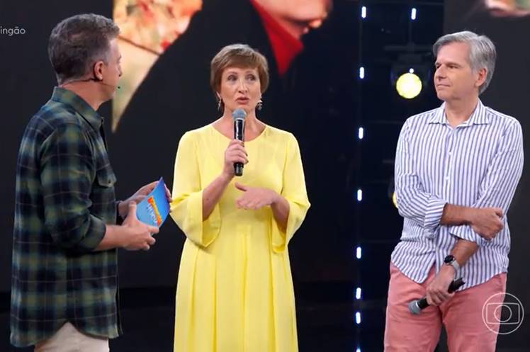 Sonia Bridi é surpreendida com homenagem da filha no ‘Domingão’: “legado incrível”