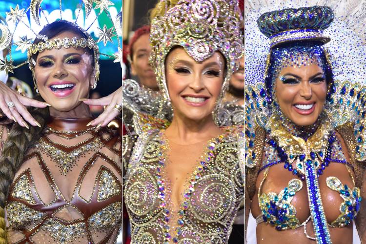 Famosas arrasam na segunda noite de desfiles no Carnaval de São Paulo