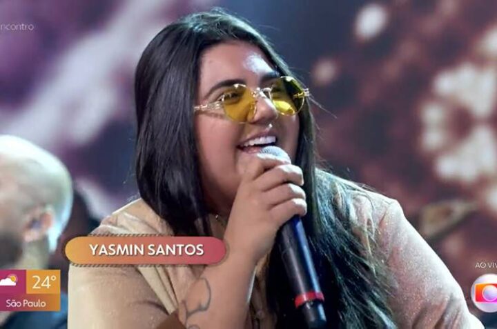 Yasmin Santos Yasmin Santos no Encontro - Foto: TV Globo