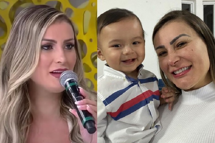 Andressa Urach reaparece na TV e diz se puxou uma faca para acabar com a vida do seu filho