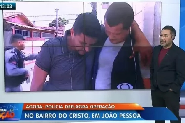Jornalista da Band passa mal e é socorrido ao vivo após elevação da pressão arterial em reportagem policial