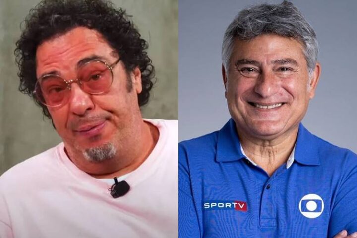 Casagrande e Cléber Machado