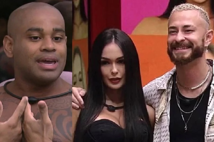 BBB23: Cezar Black diz que Larissa está com Fred por interesse pois o youtuber não é bonito