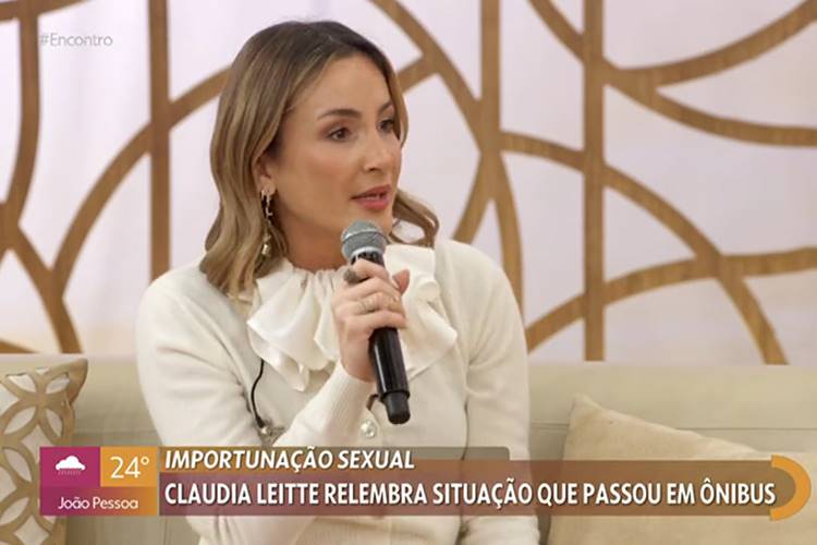 No ‘Encontro’, Claudia Leitte relembra ‘importunação sexual’ que sofreu em ônibus: “eu era uma criança”