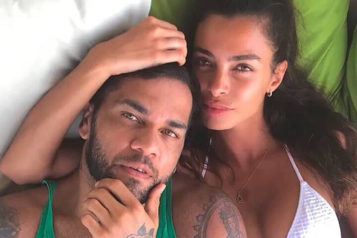 Daniel Alves e Joana Sanz