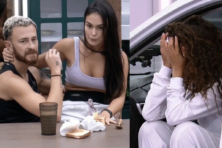 Fred, Larissa e Domitila Barros