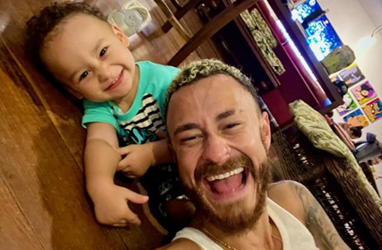 Fred reencontra o filho - REprodução Istagram