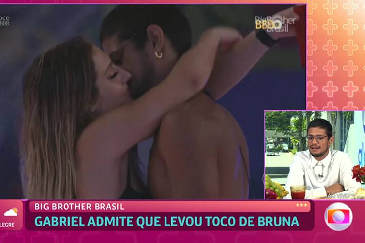 No ‘Mais Você’, Gabriel admite que levou toco de Bruna Griphao e afirma que não tem expectativa de namorar a atriz