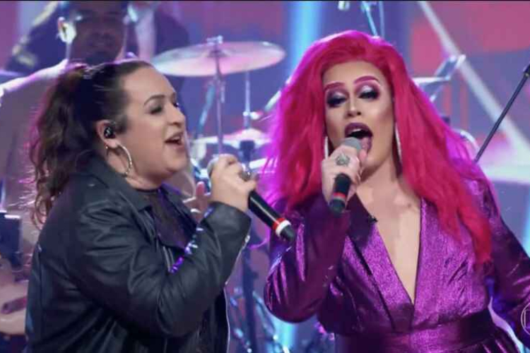 Gina Garcia e Gloria Groove Gina Garcia e Gloria Groove