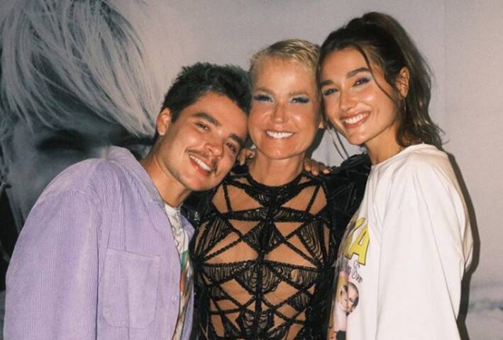 João Figueiredo, Xuxa e Sasha Meneghel - Foto: Instagram