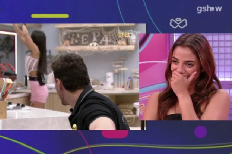BBB23: Key Alves vê cena de Gustavo secando Larissa com os olhos e reage; ‘Eu sabia! Não estava louca’