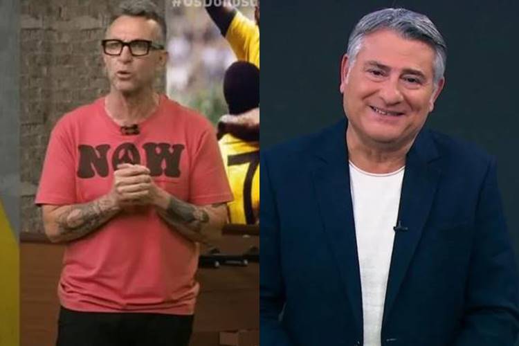 Neto e Cléber Machado