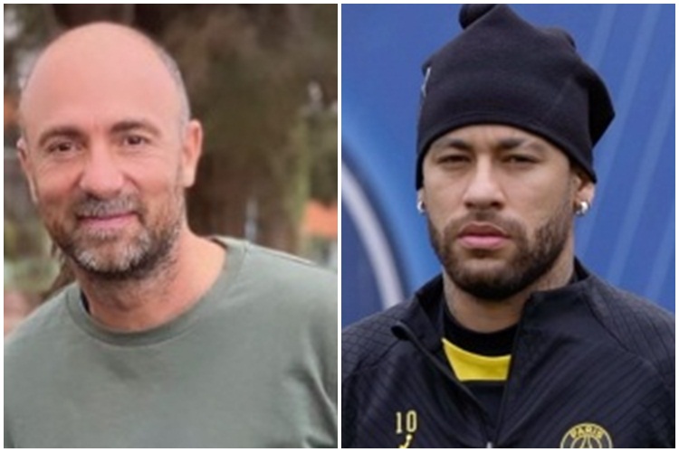 Neymar e Chrisophe Dugarry - Reprodução Instagram