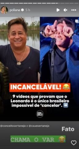 Poliana Rocha e Leonardo