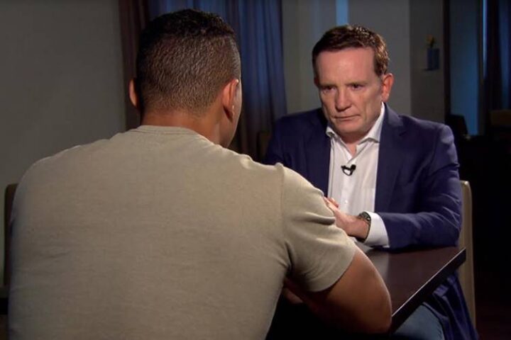 Roberto Cabrini e Celso Edgar - Foto: Divulgação/Record TV