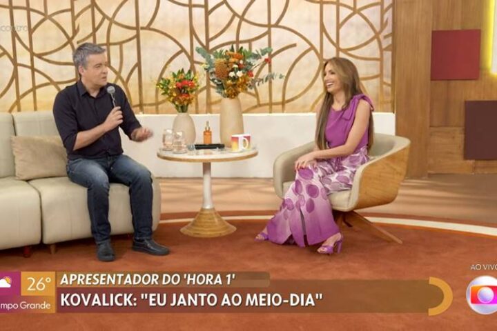 Roberto Kovalick e Patrícia Poeta
