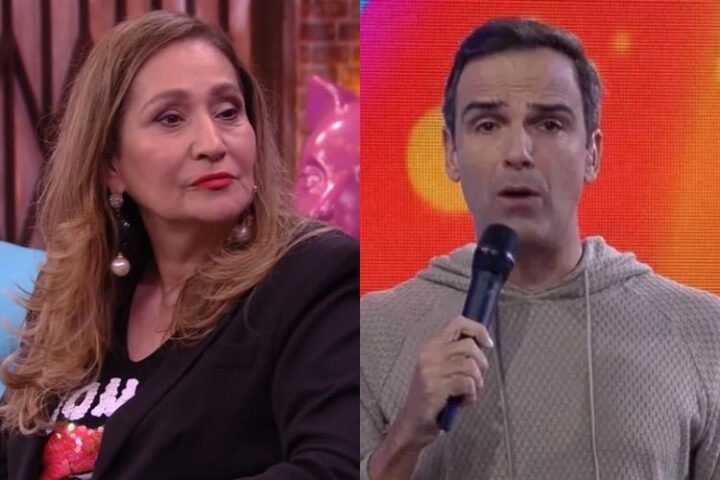 Sonia Abrão e Tadeu Schmidt