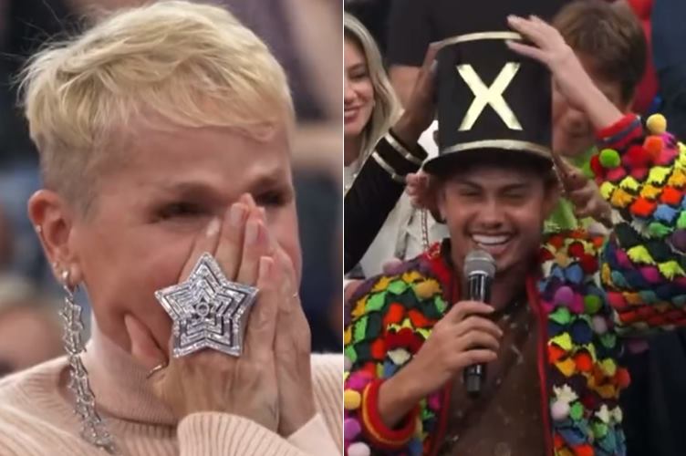 Xuxa se emociona com discurso de Silvero Pereira e o proclama como paquita