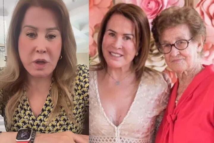 Zilu Godói e Dona Fia, sua mãe