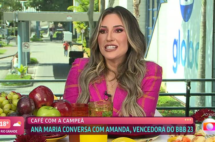 No ‘Mais Você’, Amanda Meirelles revela que não imaginava que venceria o BBB23