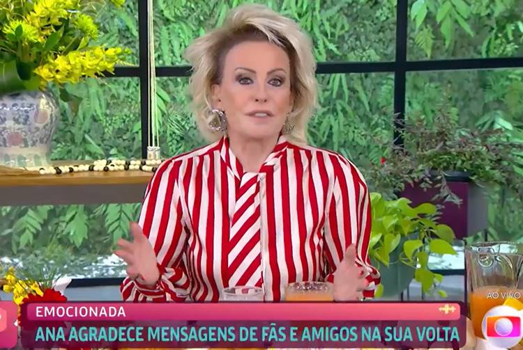 Volta de Ana Maria Braga ao ‘Mais Você’ emociona o público: “bem vinda de volta”