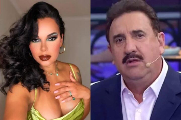 Ariadna Arantes e Ratinho Ariadna Arantes e Ratinho