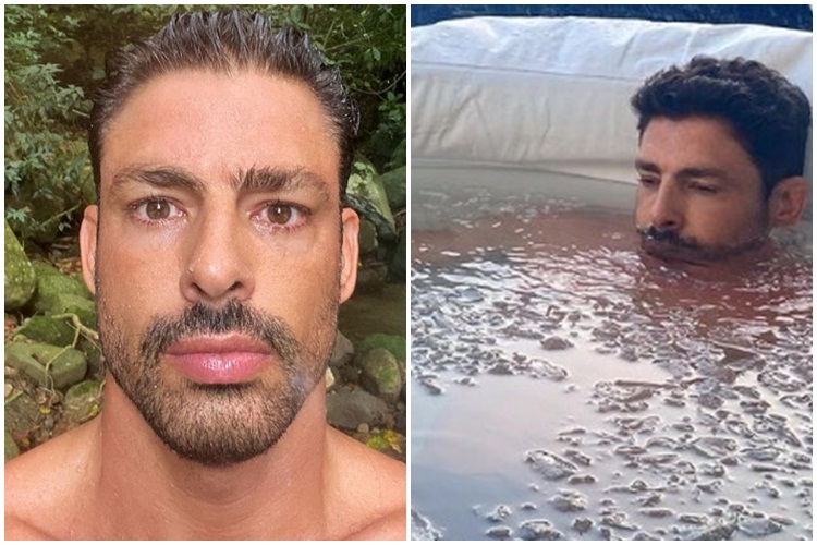 Cauã Reymond no gelo - Instagram
