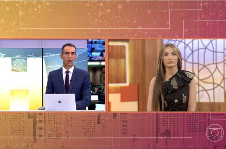 César Tralli e Patrícia Poeta César Tralli e Patrícia Poeta