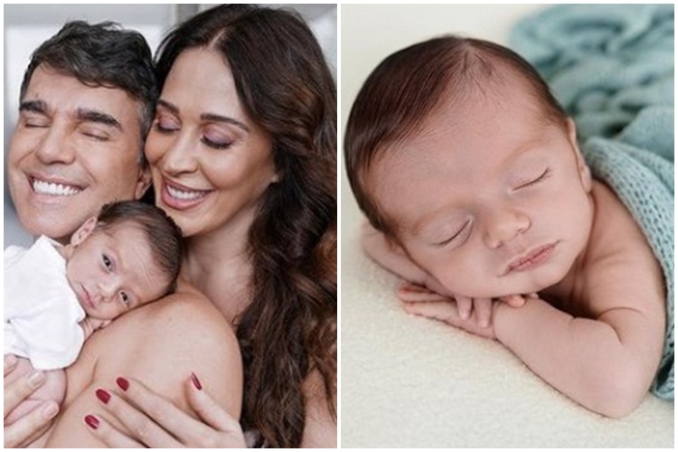 Claudia Raia com o marido e o filho - Instagram