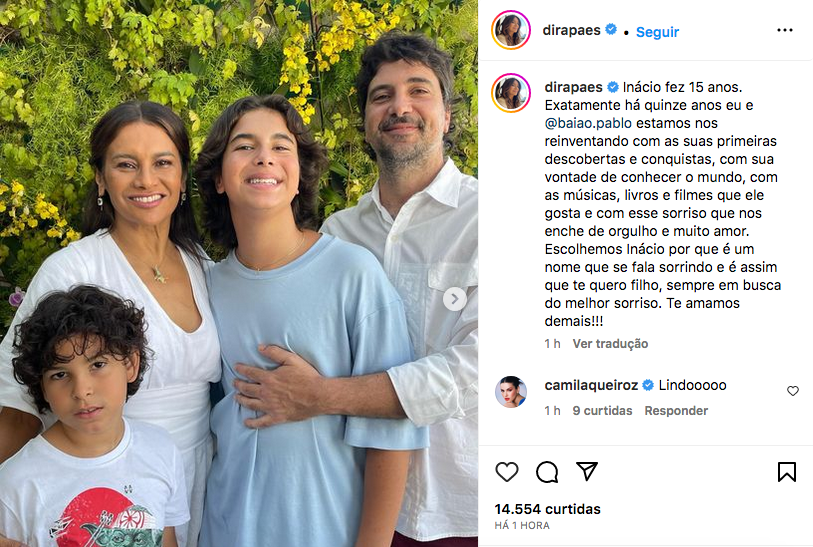 Dira Paes via Instagram