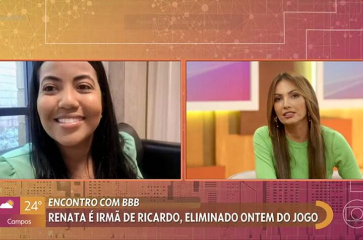 Irmã de Ricardo no Encontro com Patrícia Poeta