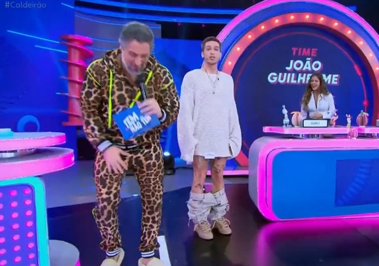 João Guilherme e Marcos Mion 1 - Reprodução Globo