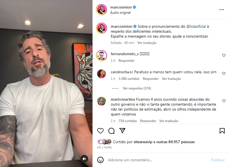 Marcos Mion - print instagram