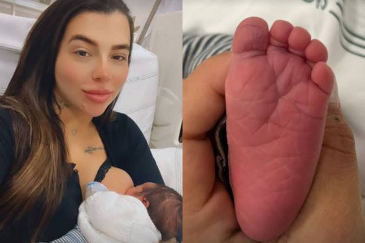 Petra Mattar fala sobre a primeira madrugada com o filho Makai: “perfeito”