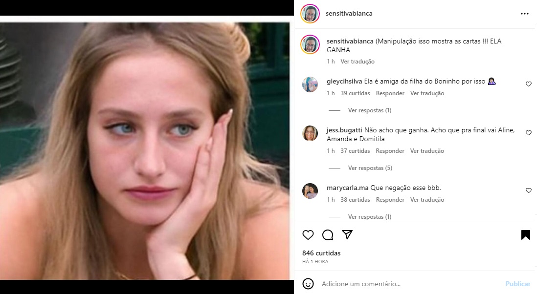  Postagem Bruna Griphao (Foto: Reprodução Instagram)