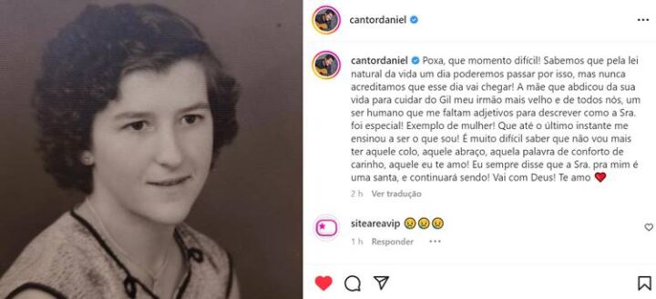 Postagem - Cantor Daniel