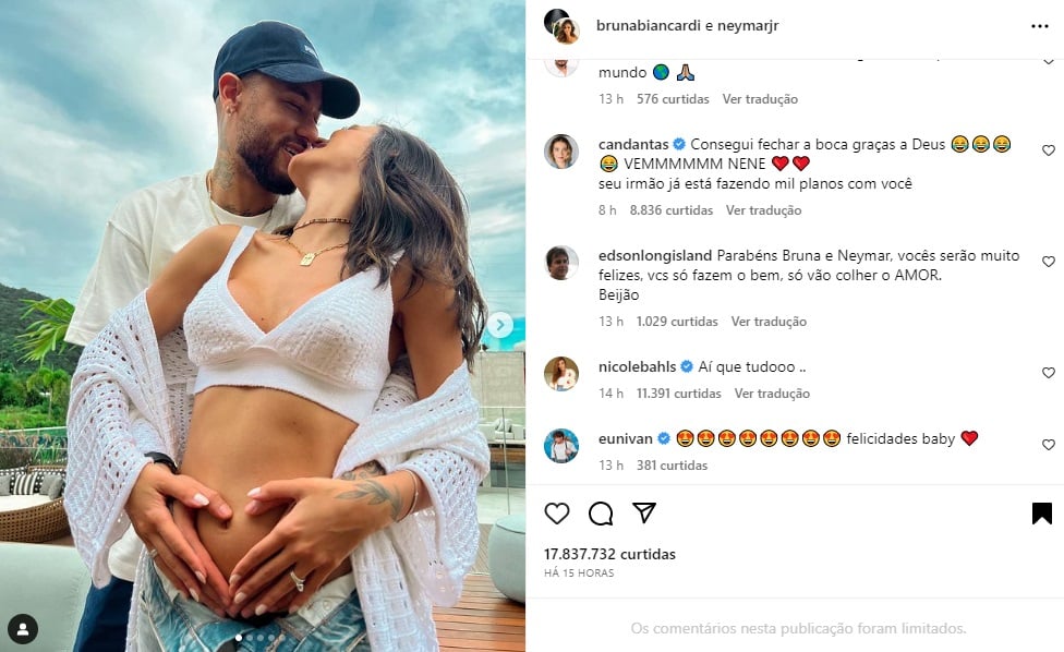 Postagem de Neymar (Foto: Reprodução Instagram)
