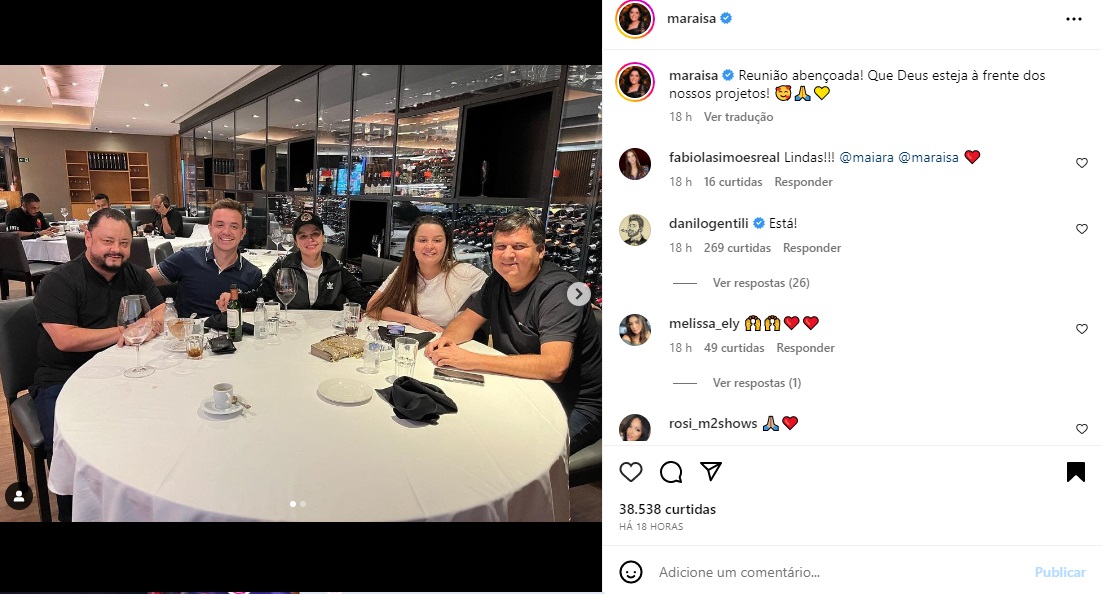 Postagem Maraisa (Foto: Reprodução Instagram)