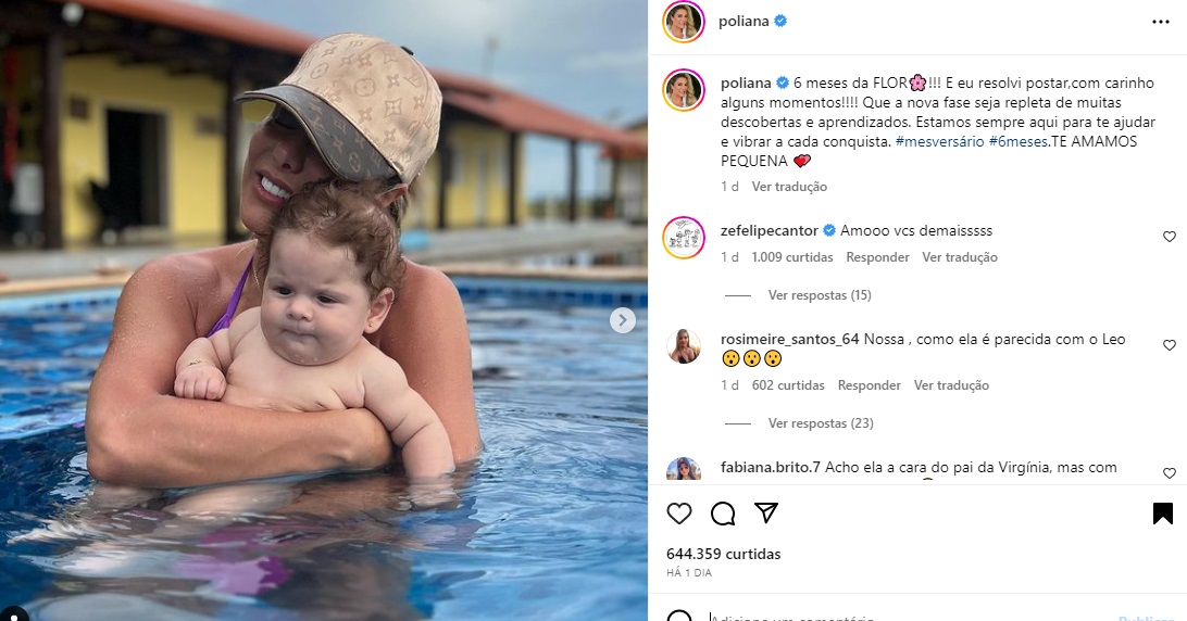 Postagem Poliana Rocha (Foto: Reprodução Instagram)