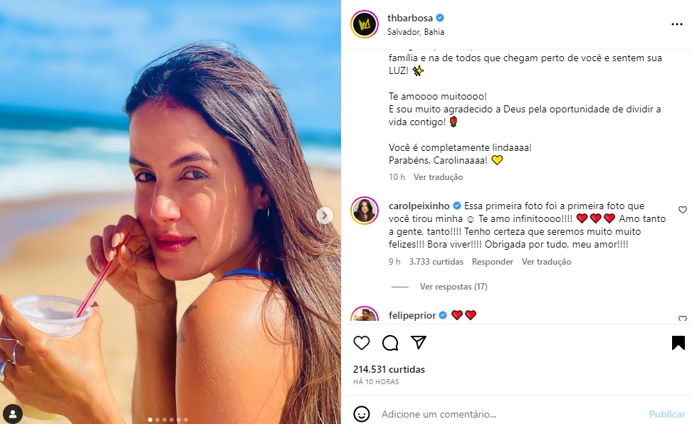 Postagem Thiaguinho (Foto: Reprodução Instagram)