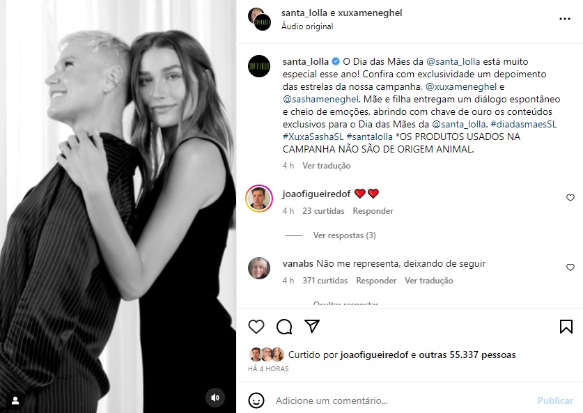 Postagem Xuxa  (Foto: Reprodução Instagram)