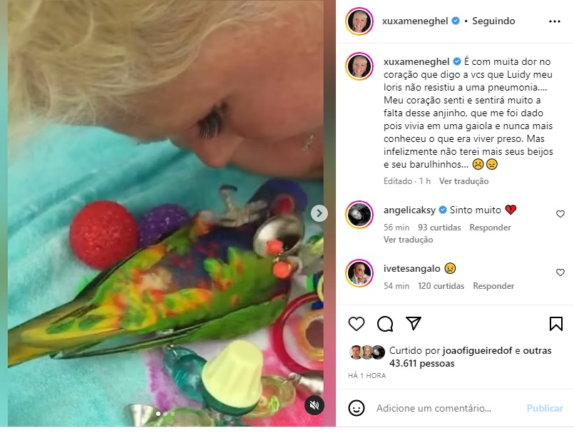 Postagem Xuxa (Foto: Reprodução Instagram) Postagem Xuxa (Foto: Reprodução Instagram)